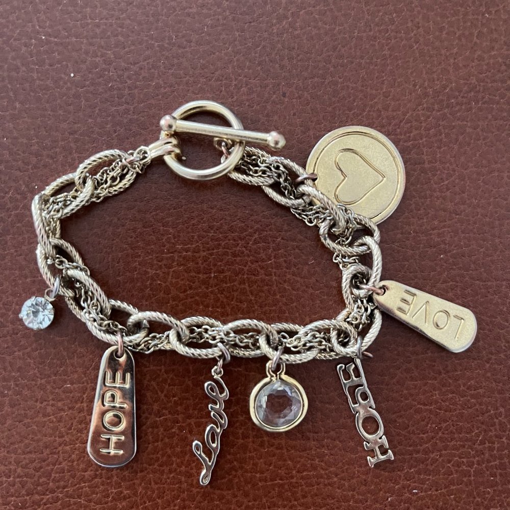 Loft, Love & Hope Charm Bracelet